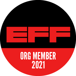 2021 EFF Member Badge